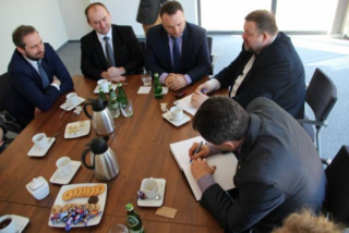 Spotkanie delegacji z Krzemieńczuka w spółce ProNatura