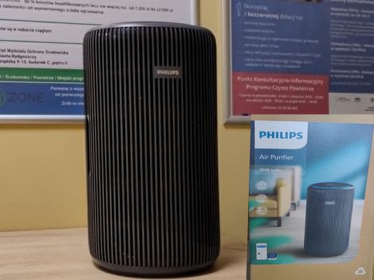 Zdjęcie oczyszczacza powietrza Philips, nagrody konkursowej.