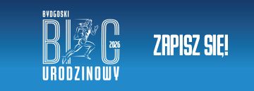 Niebieski napis na jasnym tle