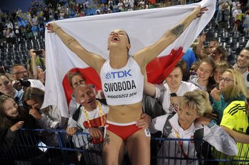 Srebrna medalistka MŚ Ewa Swoboda.